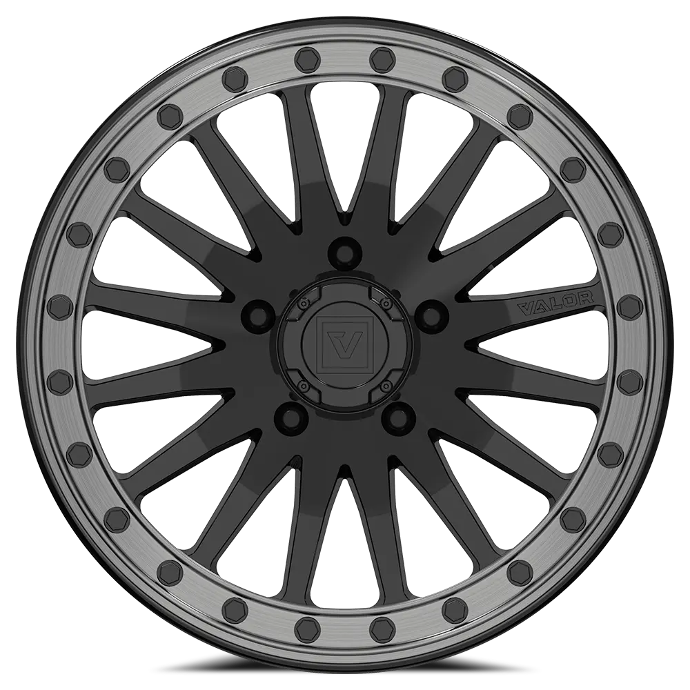 V06 Beadlock 15X8 +40 5X114.3 Gloss Black 2