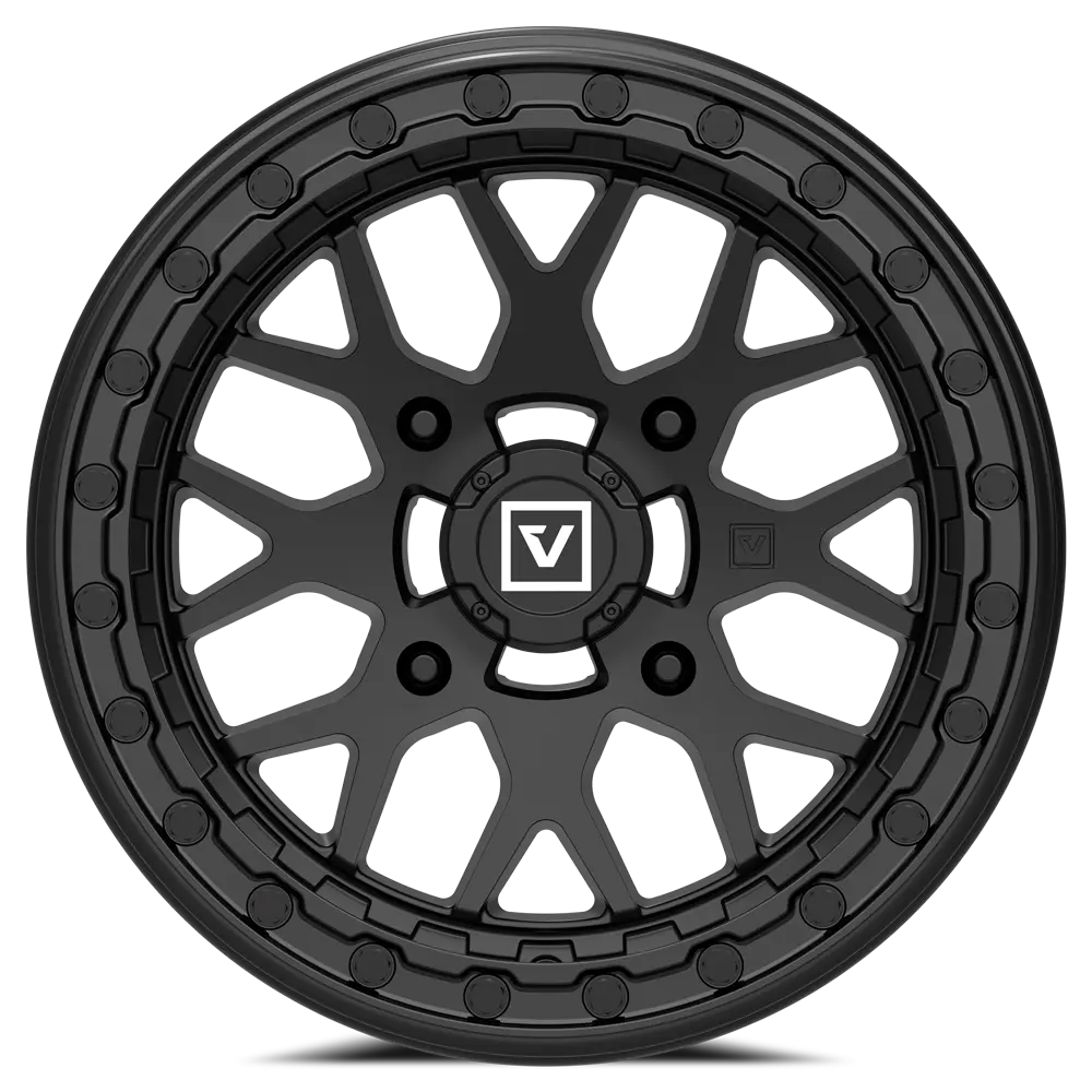 V07 Beadlock 15X7 +25Mm 4X137 Satin Black 2