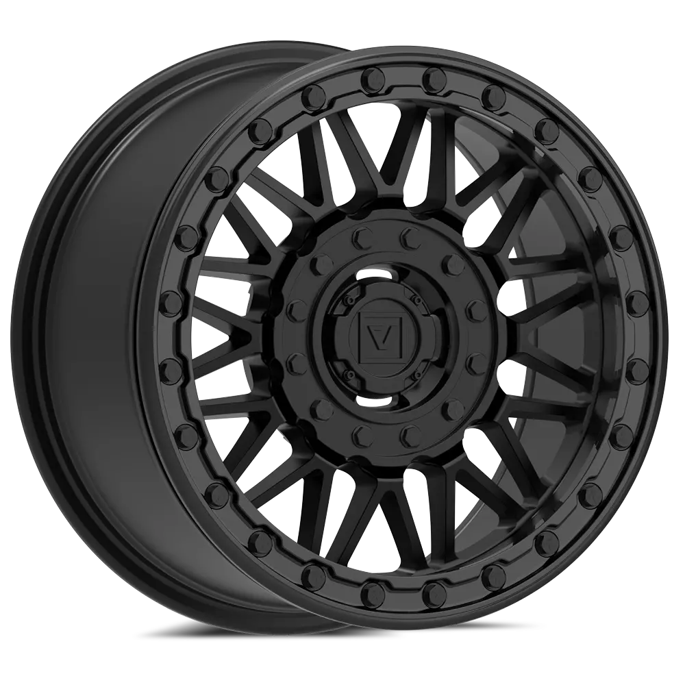 V08 Beadlock 15X7 +30Mm 4X137/4X156 Satin Black 1