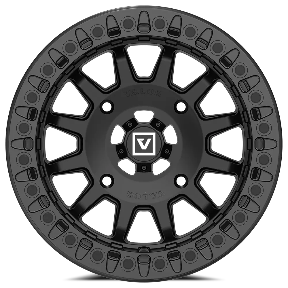 V09 Beadlock 15X7 +40 4X137 Satin Black 2