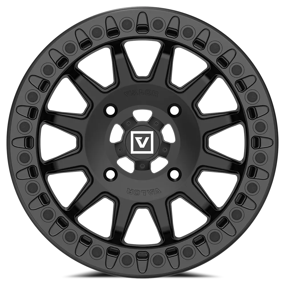 V09 Beadlock 15X7 +40 4X156 Satin Black 2