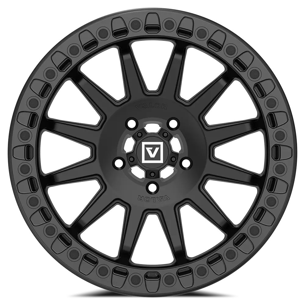 V09 Beadlock 17X8 +40 5X114.3 Satin Black 2