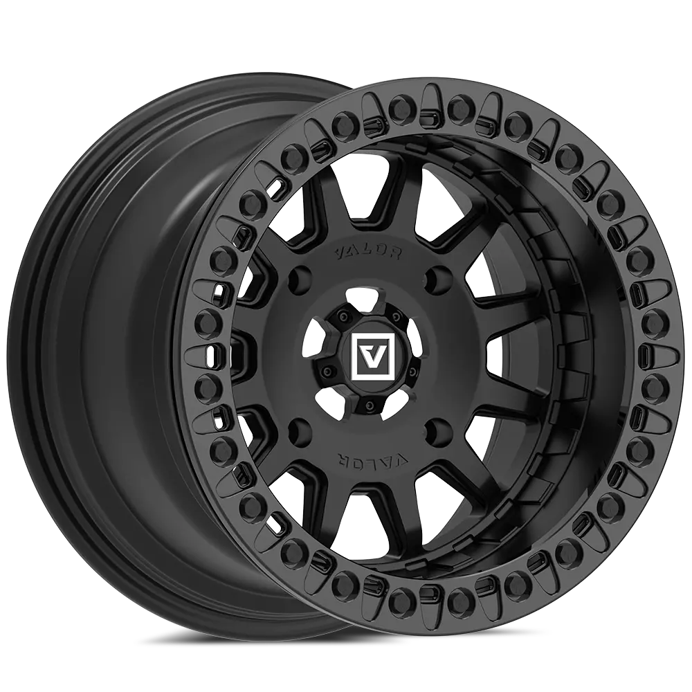 V09 Beadlock 15X10 +0 4X156 Satin Black 1