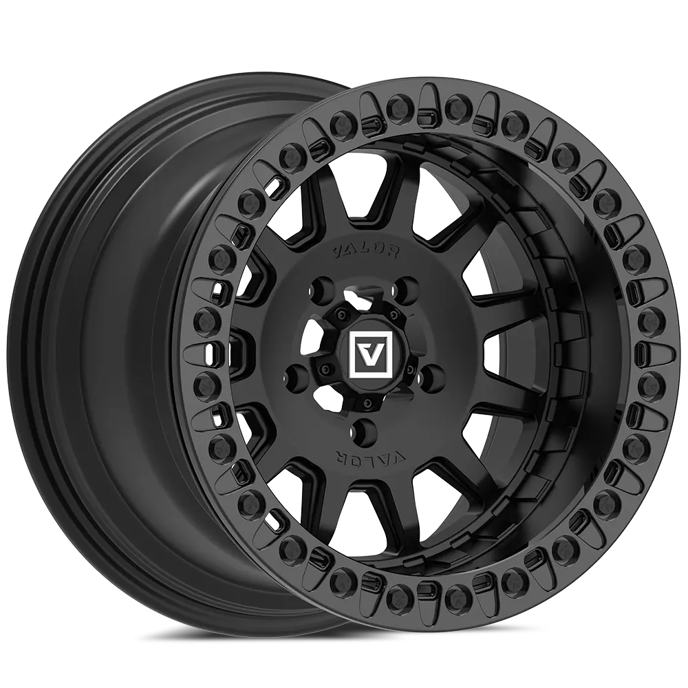 V09 Beadlock 15X10 +0 5X114.3 Satin Black 1