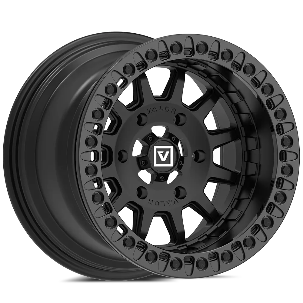 V09 Beadlock 15X10 +0 6X139.7 Satin Black 1