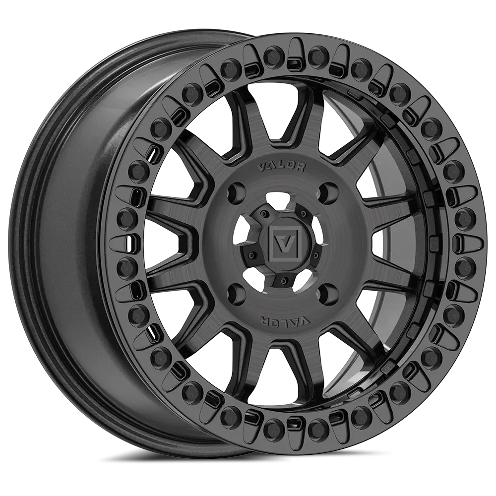 V09 Beadlock 15X7 +40 4X156 Brushed Charcoal 1