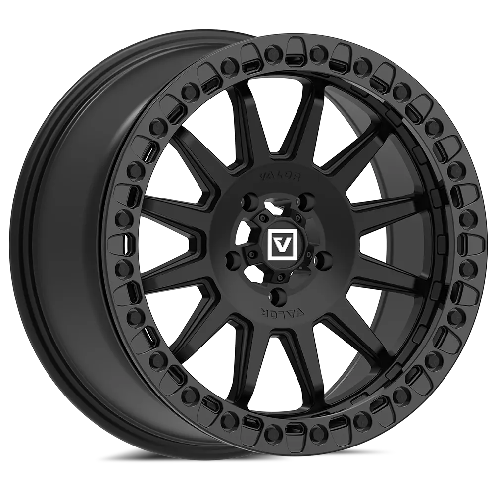 V09 Beadlock 17X8 +40 5X114.3 Satin Black 1
