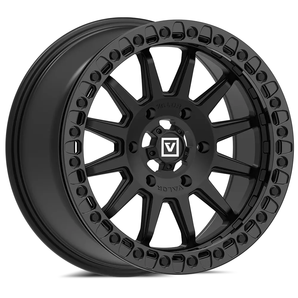 V09 Beadlock 17X8 +40 6X139.7 Satin Black 1