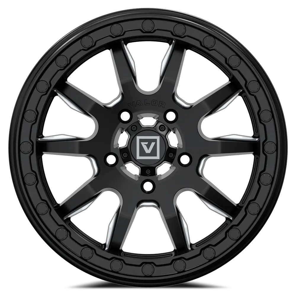 V15 Beadlock 15X7 +45Mm 5X114.3 Satin Black Milled 2