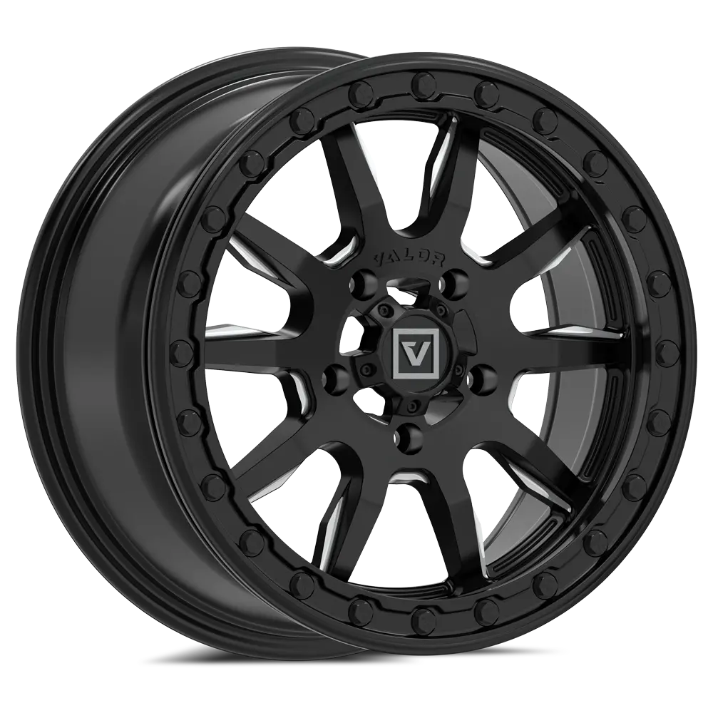 V15 Beadlock 15X7 +45Mm 5X114.3 Satin Black Milled 1