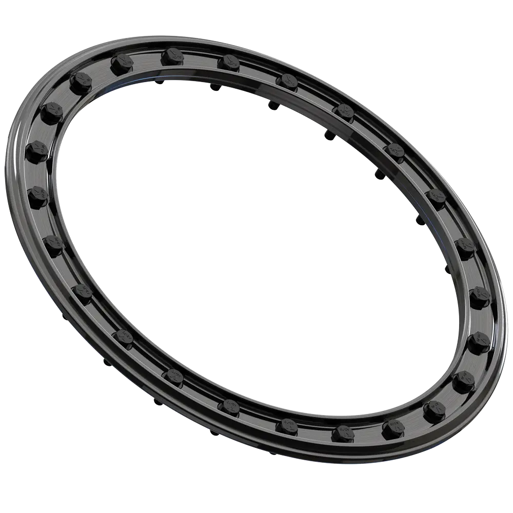 15" Vbr10 Beadlock Ring - Brushed Gunmetal 1