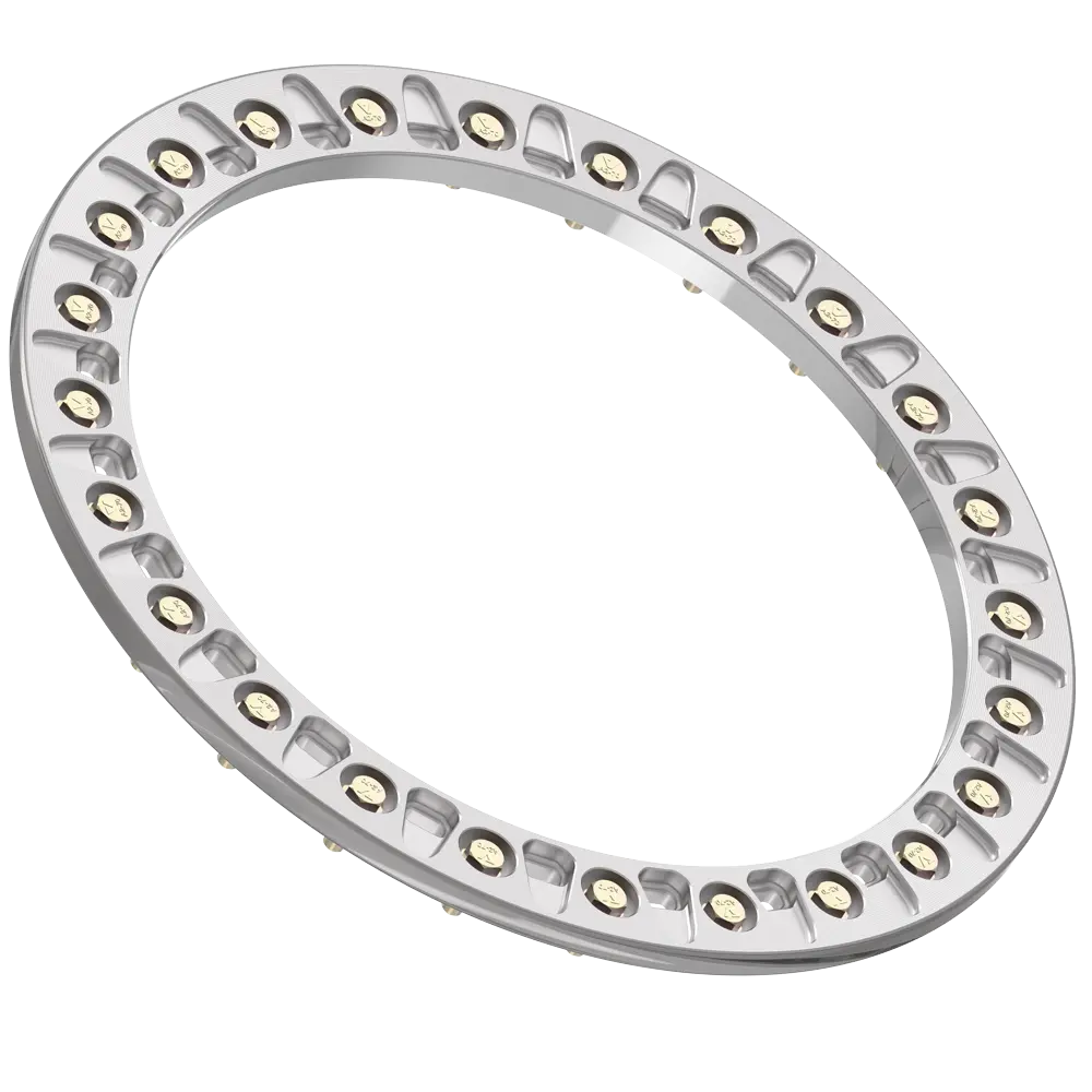 17" Vbr30 Beadlock Ring - Raw Machined 1
