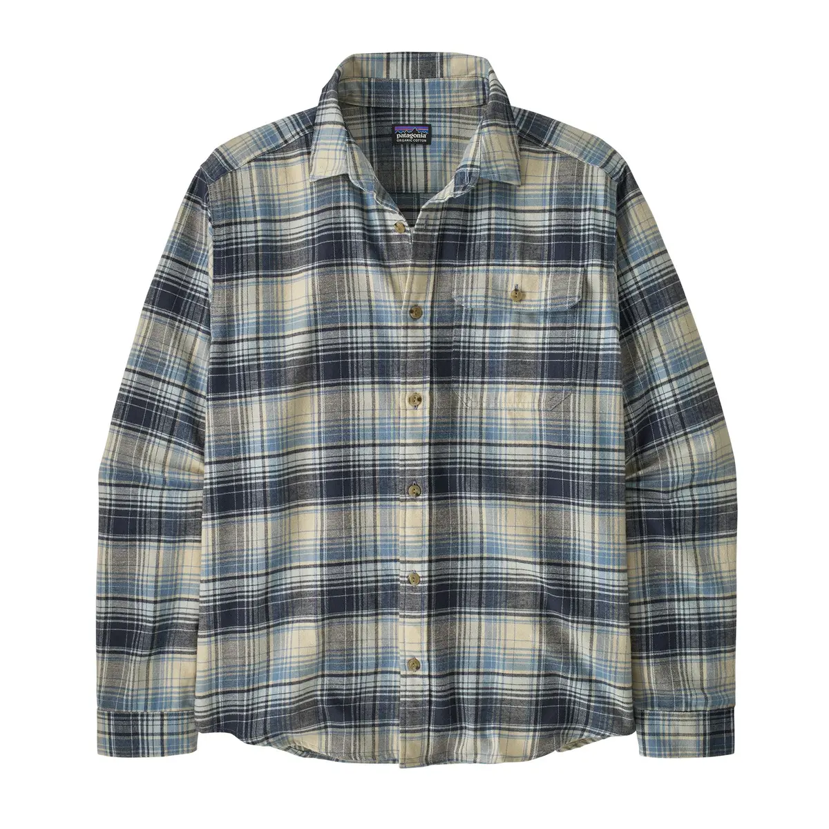 Men's Long-Sleeved Lightweight Fjord Flannel Shirt 1