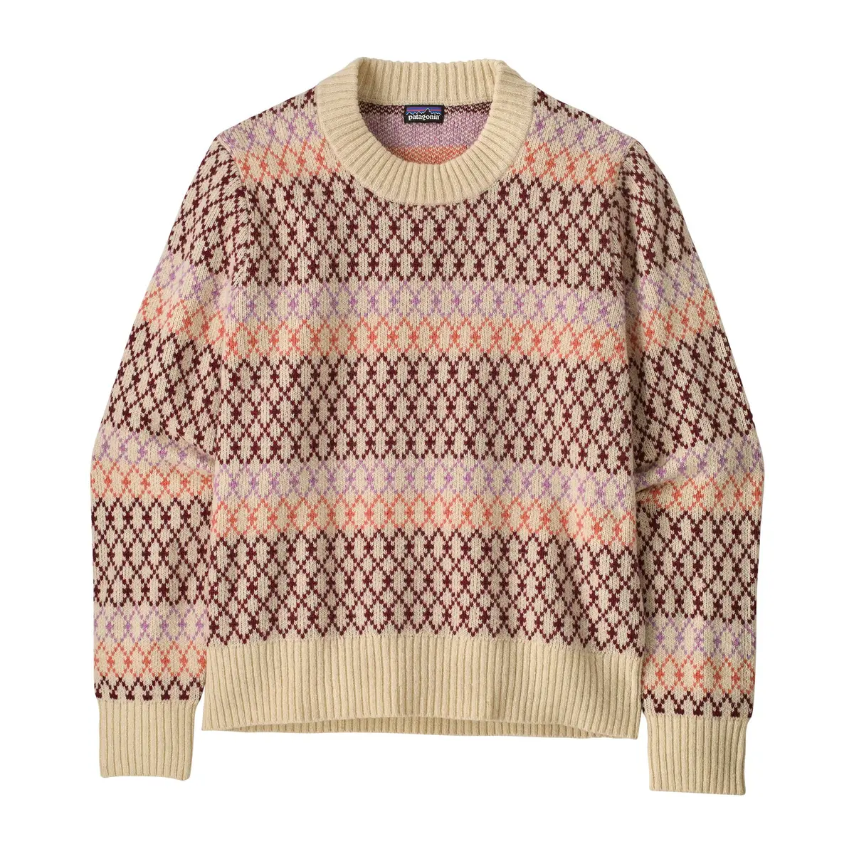 Eco-Friendly Women's Wool-Blend Crewneck Sweater - Image 3