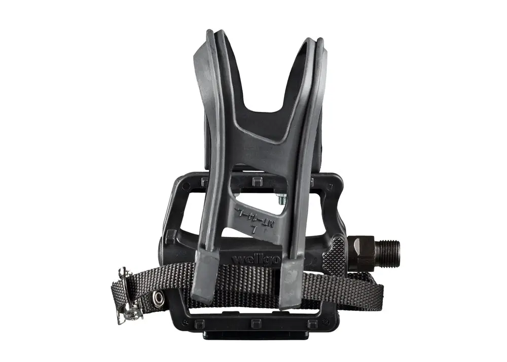 Wellgo B197t Resin Large Platform Pedal Set With Clip & Strap 1