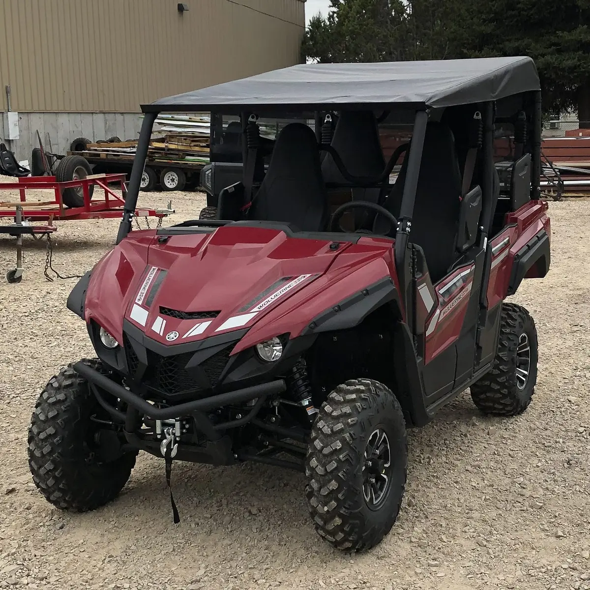 Motoroof Dry Top – Yamaha Wolverine X4 – Black 1