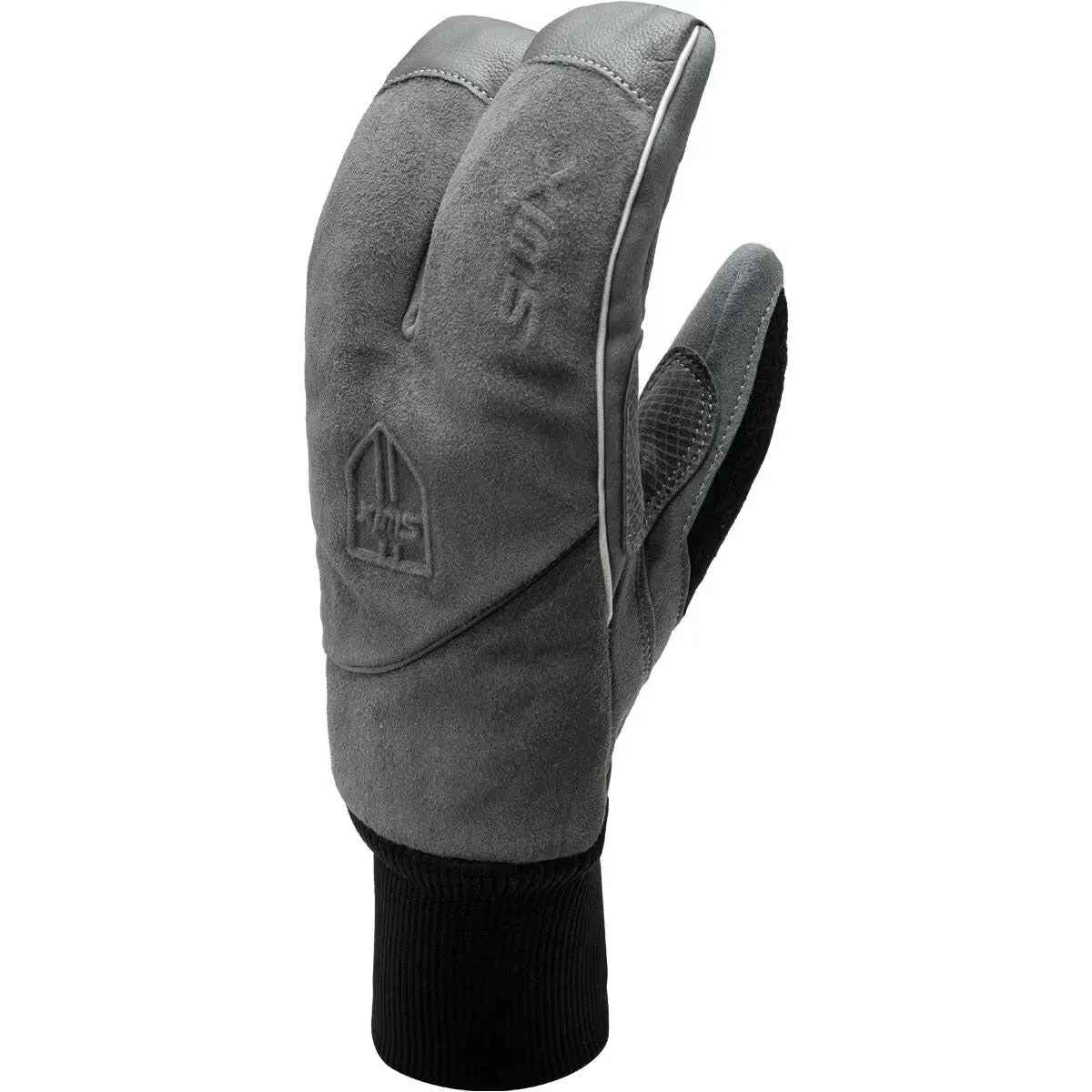 Women's Split Mitt Gloves with Shield Design - Image 2