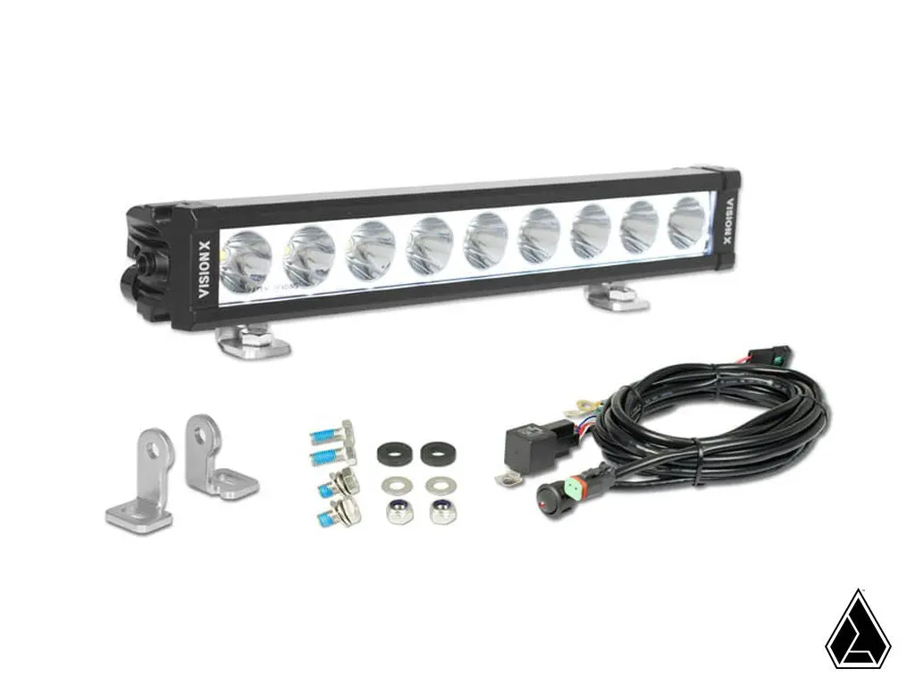 Vision X Xpl Halo 13" Led Light Bar (Fits: Hellfire Rzr Turbo S Grill) 1