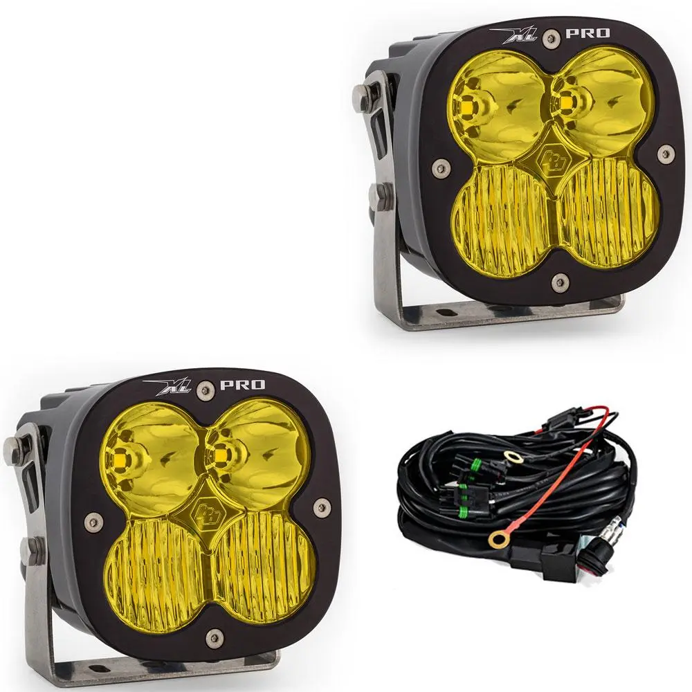 Xl Pro Led Auxiliary Light Pod Pair Driving Combo Amber 1