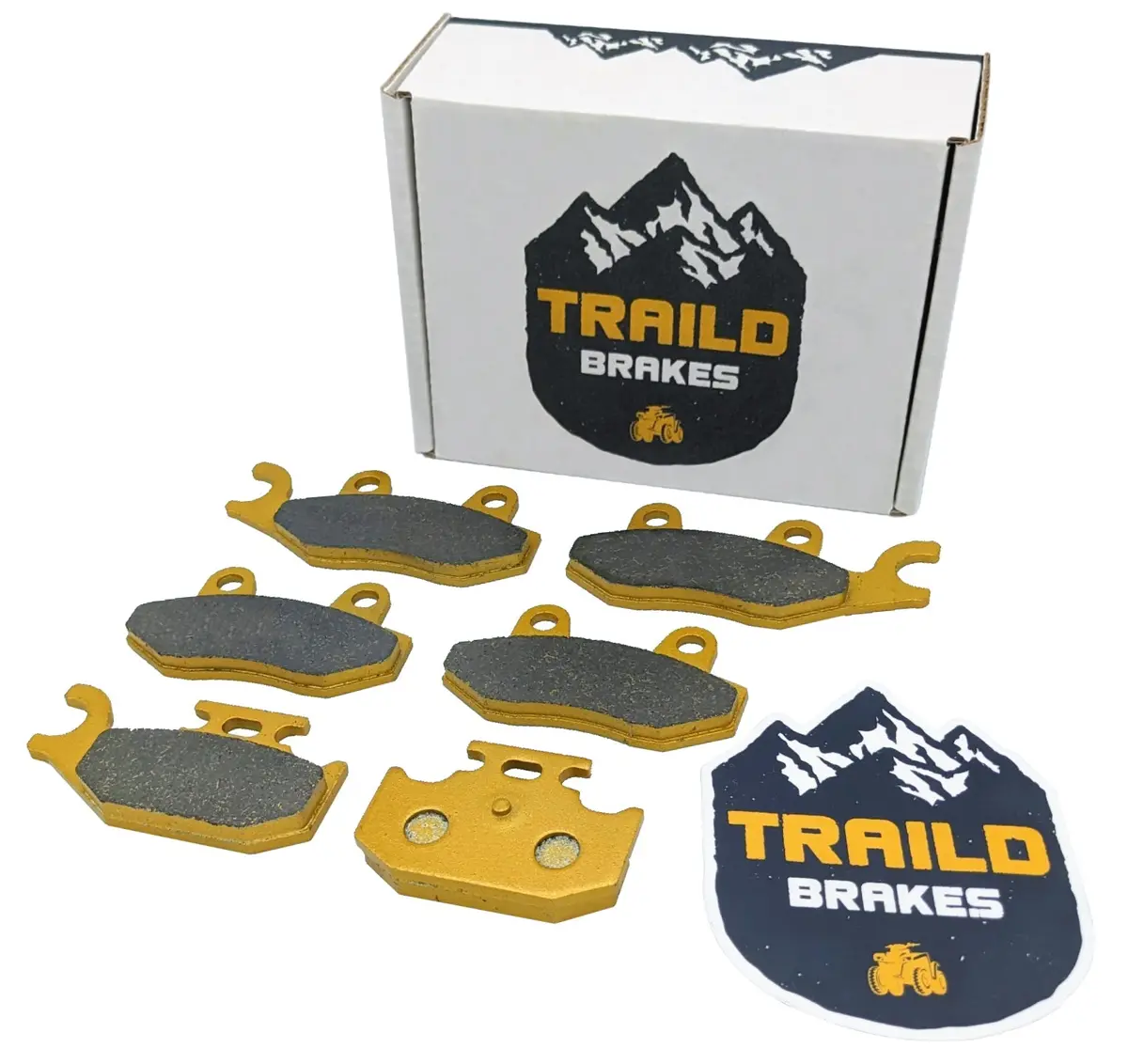 Yamaha Rhino 450, 660 2004-2009 Ceramic Brake Pad Set 1
