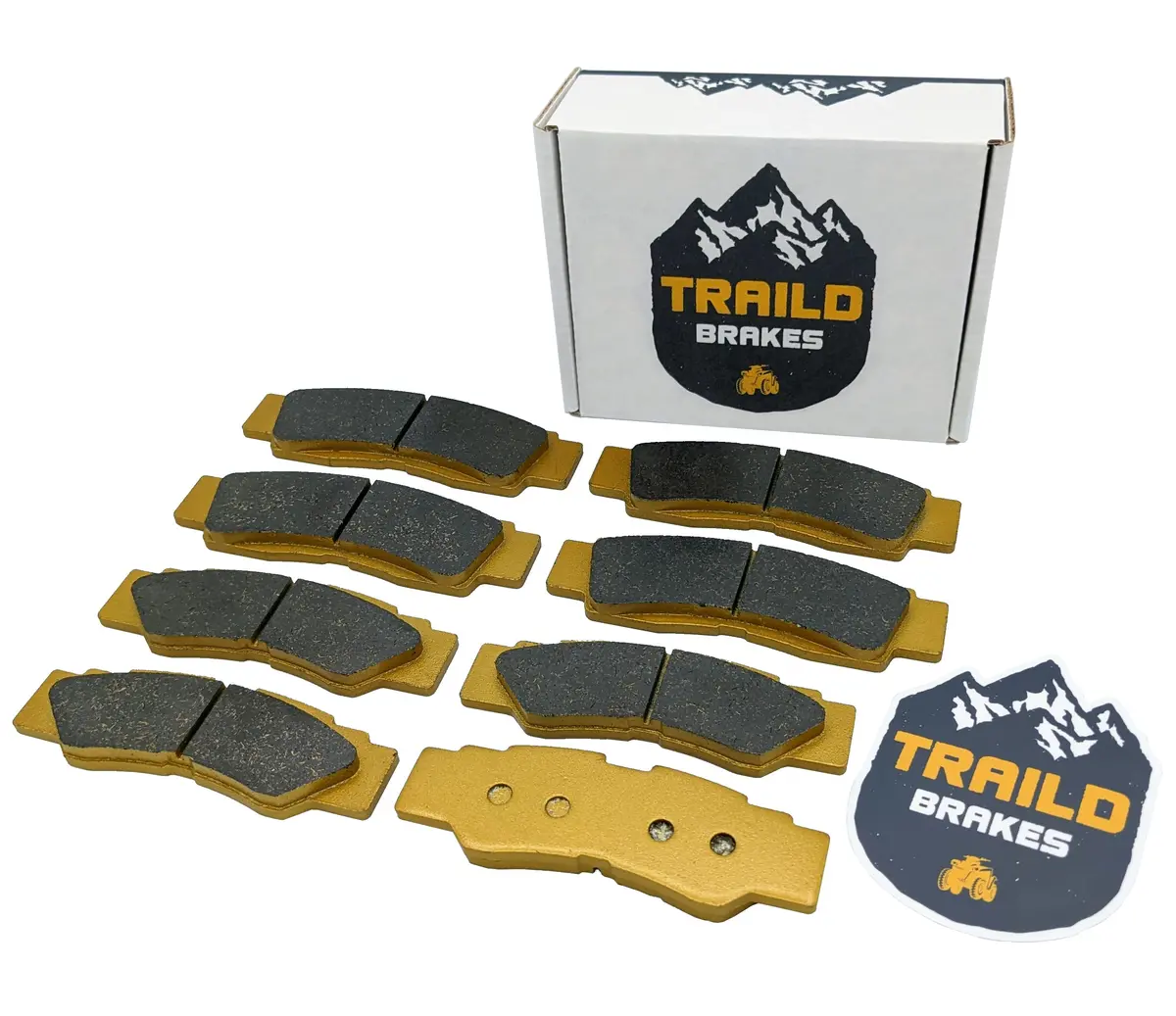 Traild Yamaha Wolverine Rmax2/Rmax4 2021-2024 Ceramic Brake Pad Set With Parking Brake 1