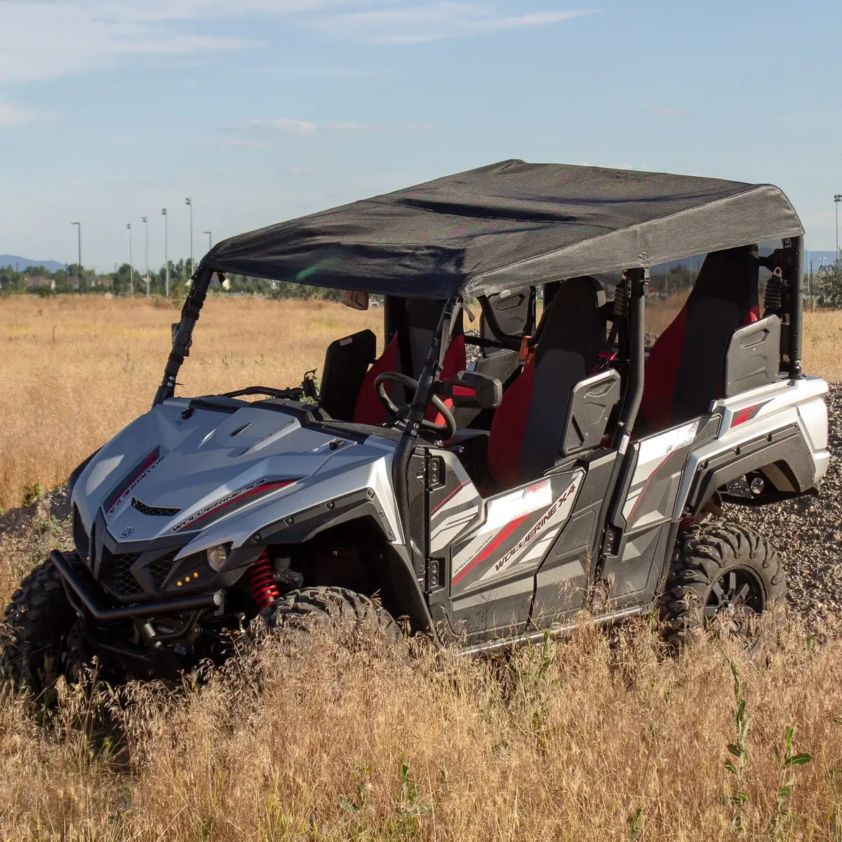 Motoroof Shade Roof – Yamaha Wolverine X4 – Black 1