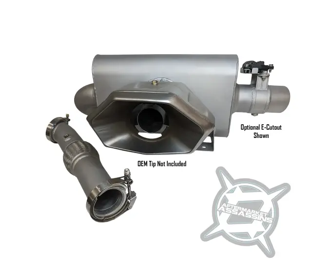 Aftermarket Assassins 2024 Can Am Maverick R Full Exhaust With Center Exit & 3" Side Dump **3-5 Day Lead Time** 1
