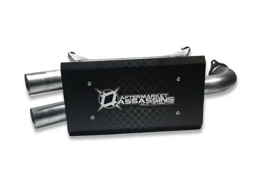 Stainless Slip-On Exhaust For 2015-Up Rzr Xp 1000 & Rs1 By Aftermarket Assassins 1