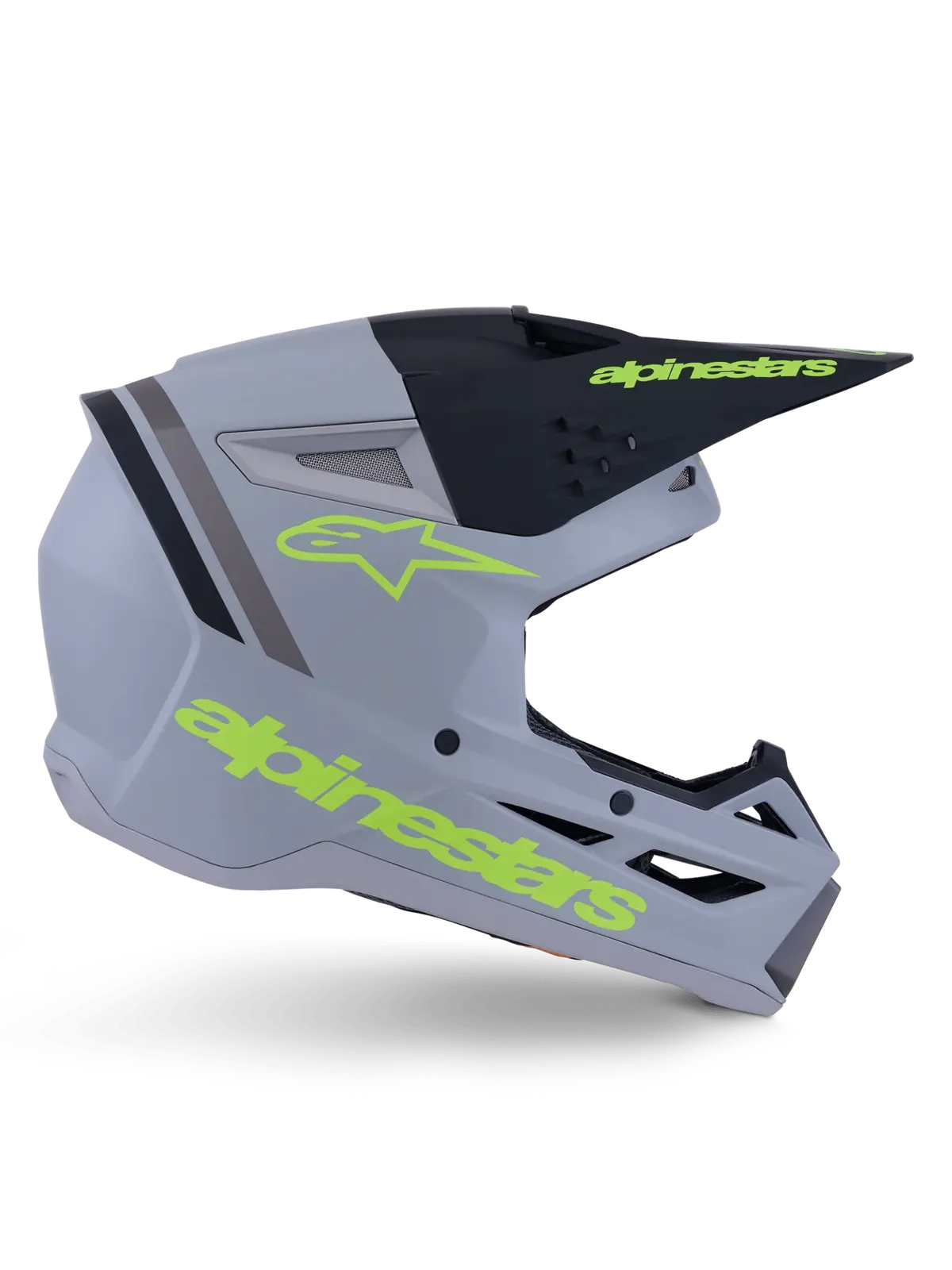 Alpinestars Sm3 Radium Helmet Gry/Blk/Ylw Fluo Matt Sm 1