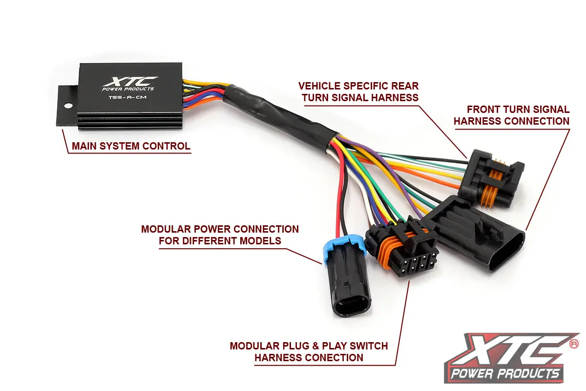 Can-Am Defender Self-Canceling Turn Signal System With Horn By Xtc 1