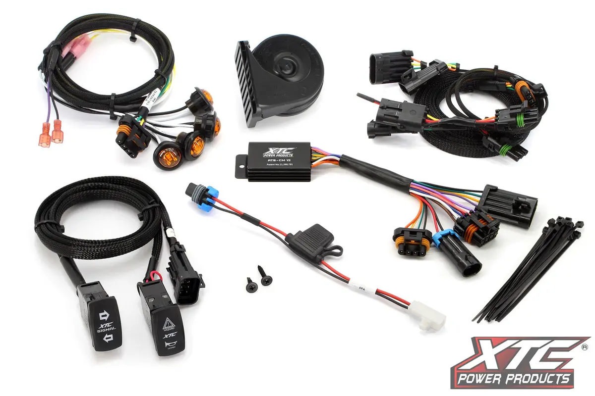 Xtc Can-Am Maverick R Self-Canceling Turn Signal System With Horn 1