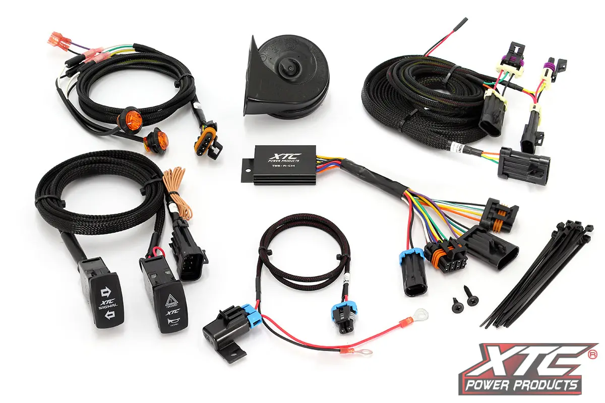 Honda Pioneer 1000/700 Self-Canceling Turn Signal System With Horn By Xtc 1
