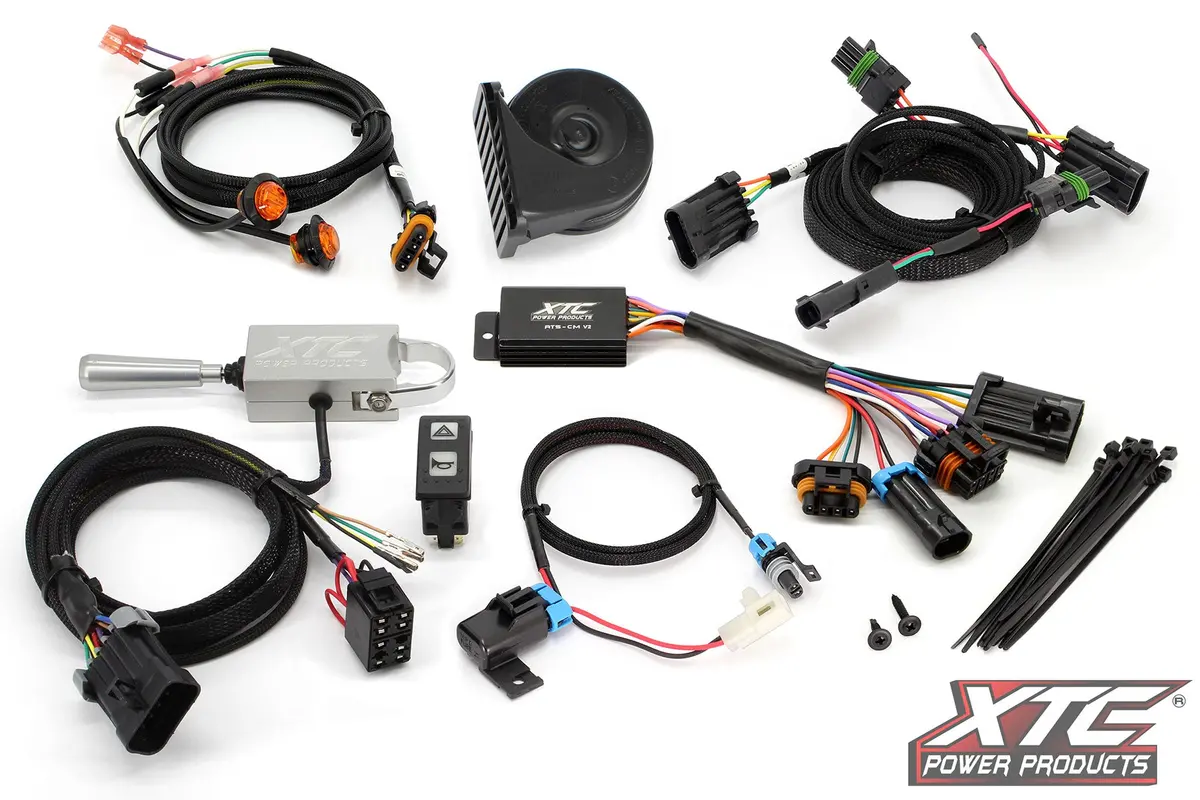 Xtc Can-Am Maverick X3 Self-Canceling Turn Signal System With Billet Lever 1