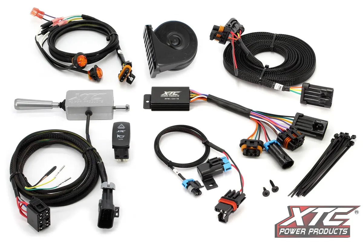 Polaris General 19+ Self-Canceling Turn Signal System With Billet Lever By Xtc 1