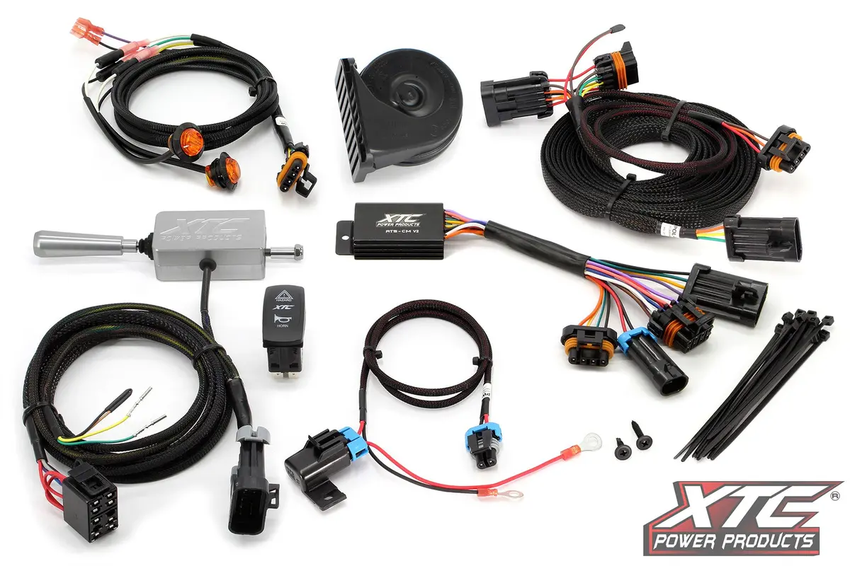 Polaris Rzr Turbo S And 19+ Xp 1000/Turbo Self-Canceling Turn Signal System With Billet Lever By Xtc 1