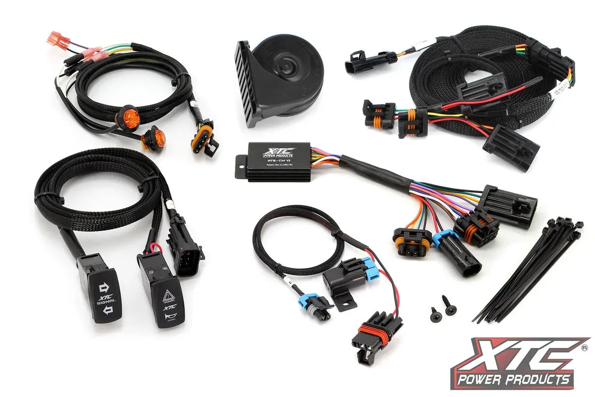 Xtc Polaris Rzr 24+ Xp 1000 Self-Canceling Turn Signal System With Horn 1