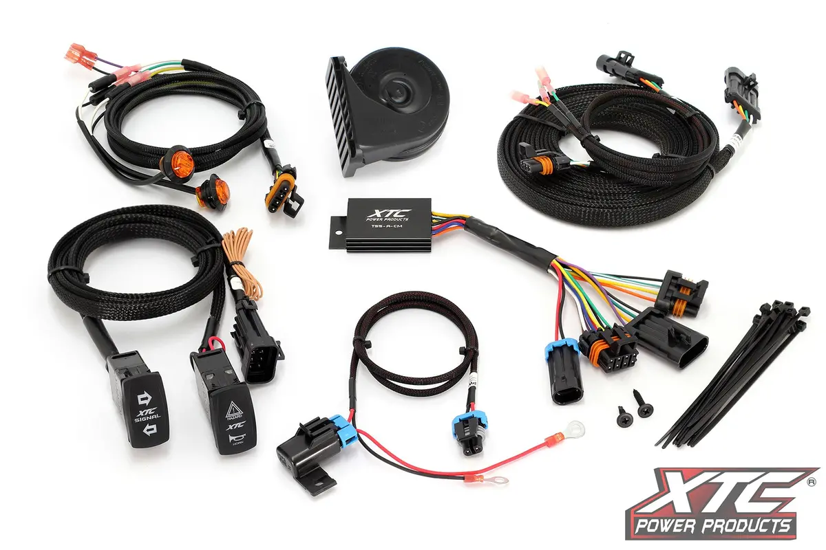 Universal Self-Canceling Turn Signal System With Horn Includes Oem Interface Wires By Xtc 1