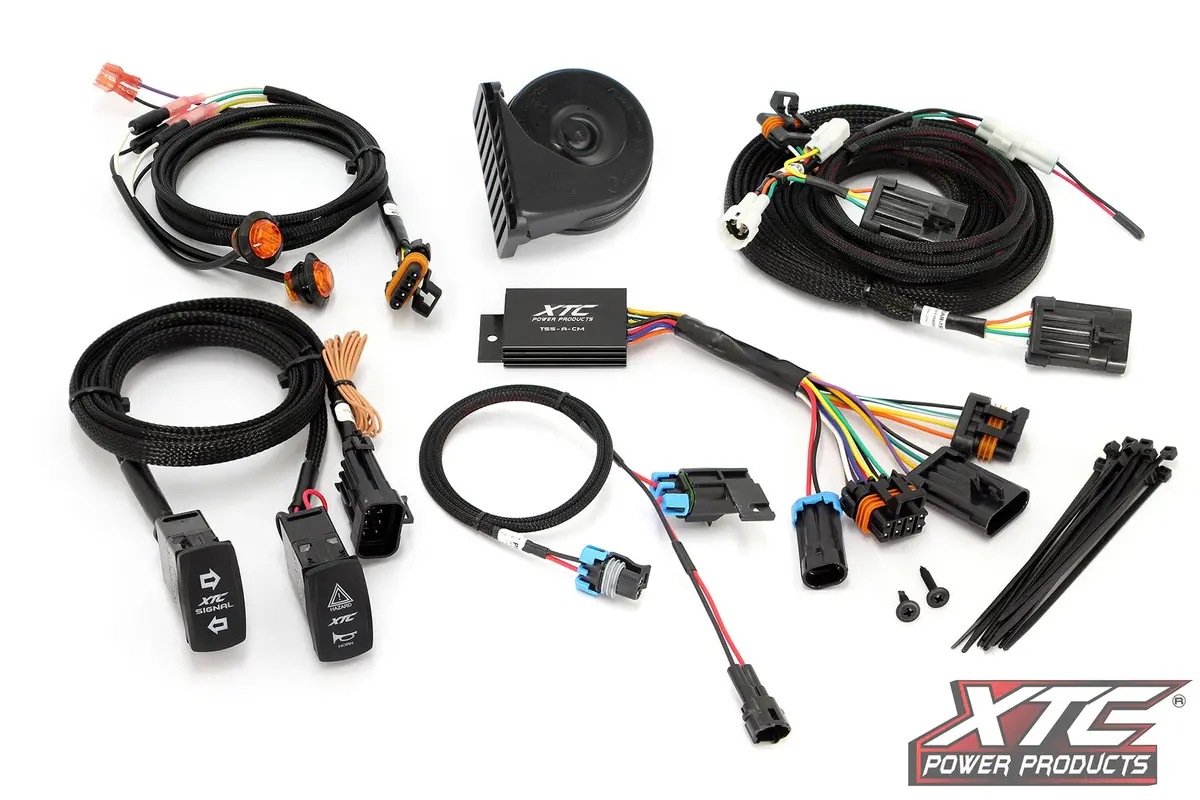 Yamaha Wolverine Rmax Self-Canceling Turn Signal System With Horn By Xtc 1