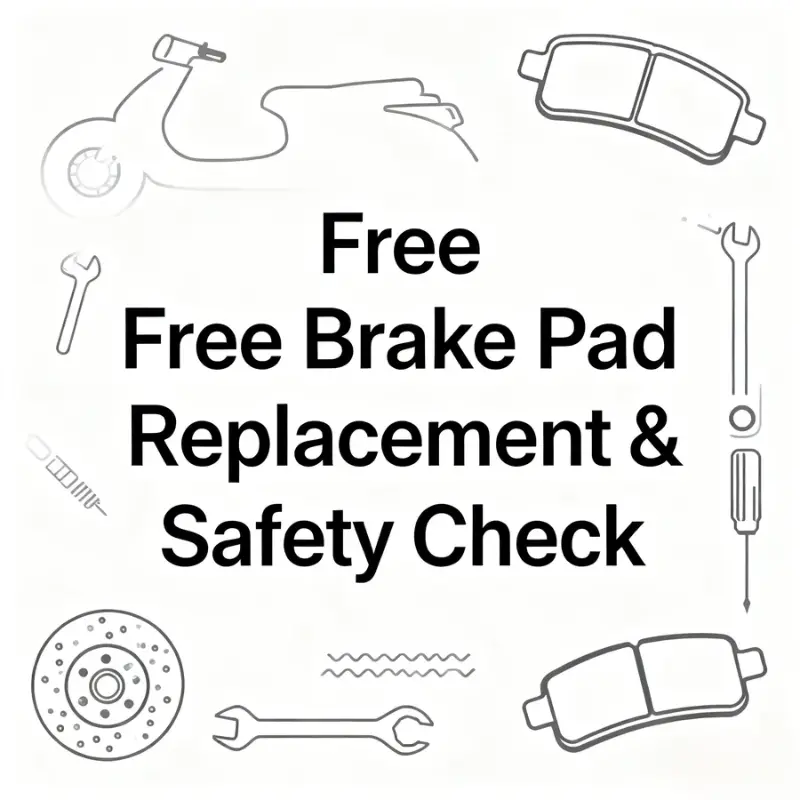 Free Brake Pad Replacement & Safety Check 1