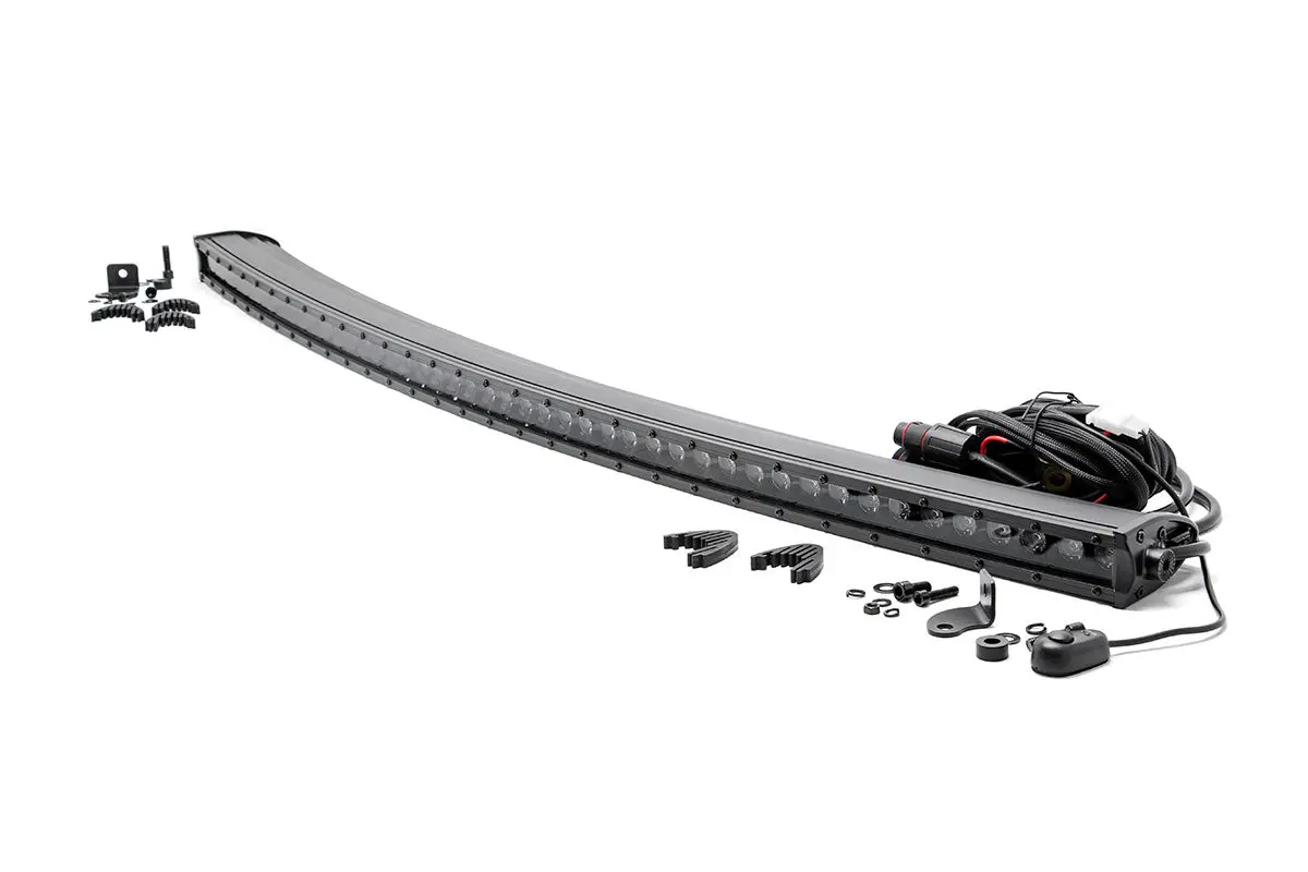 Rough Country 50-Inch Curved Cree Led Light Bar - (Single Row | Black Series) 1