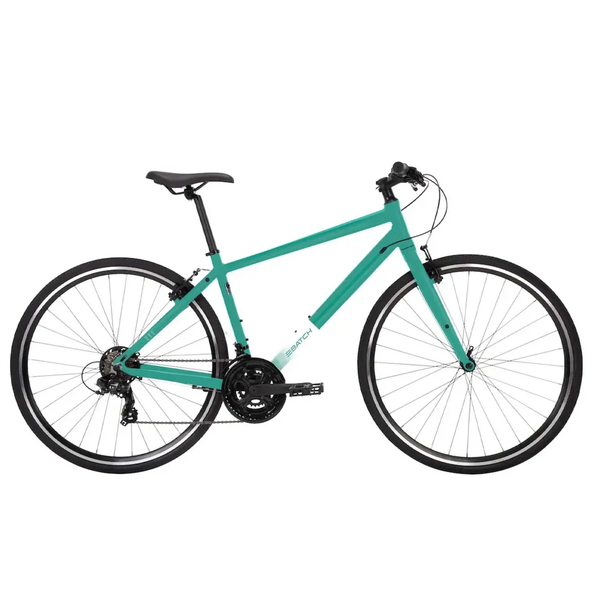 Batch Fitness Hybrid Bicycle, 3 X 7 Speed, Gloss Fern Green 1