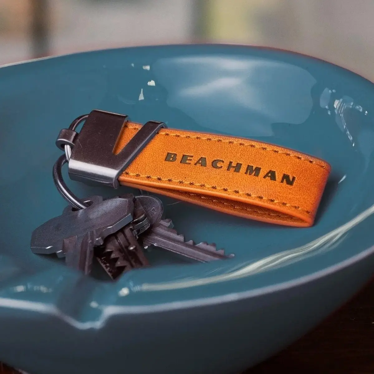 Beachman Leather Key Chain 1