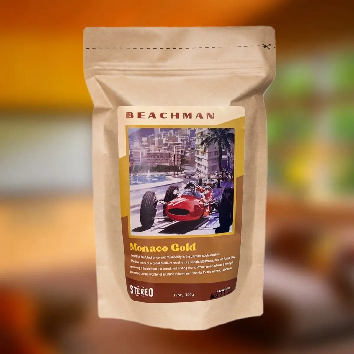Beachman Monaco Gold Medium Roast Coffee Beans 1