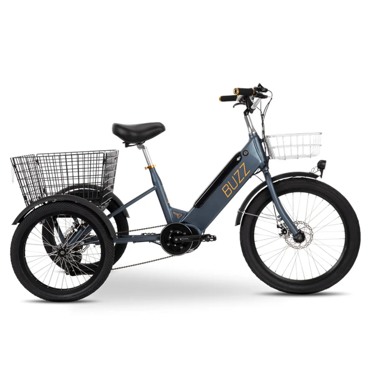 Buzz Cerana E-Trike, Mid Drive, 350 Watt - Blue 1