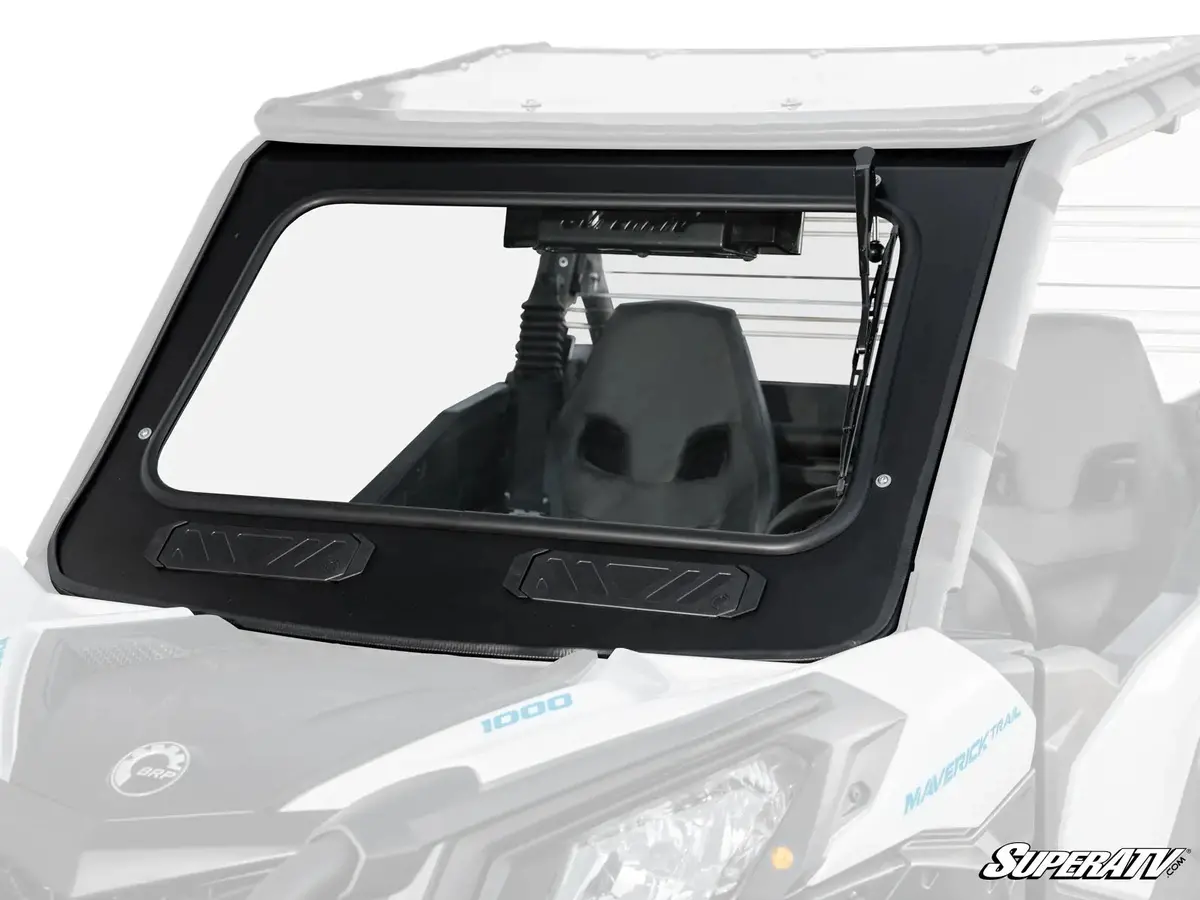 Superatv - Can-Am Maverick Sport Glass Windshield 1