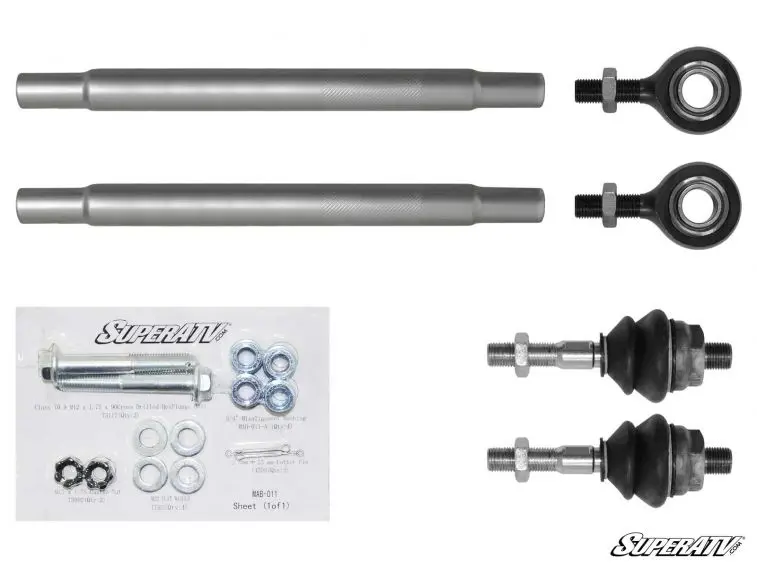 Can-Am Maverick X3 Heavy Duty Tie Rods (64 Inch Wide Models) By Superatv 2