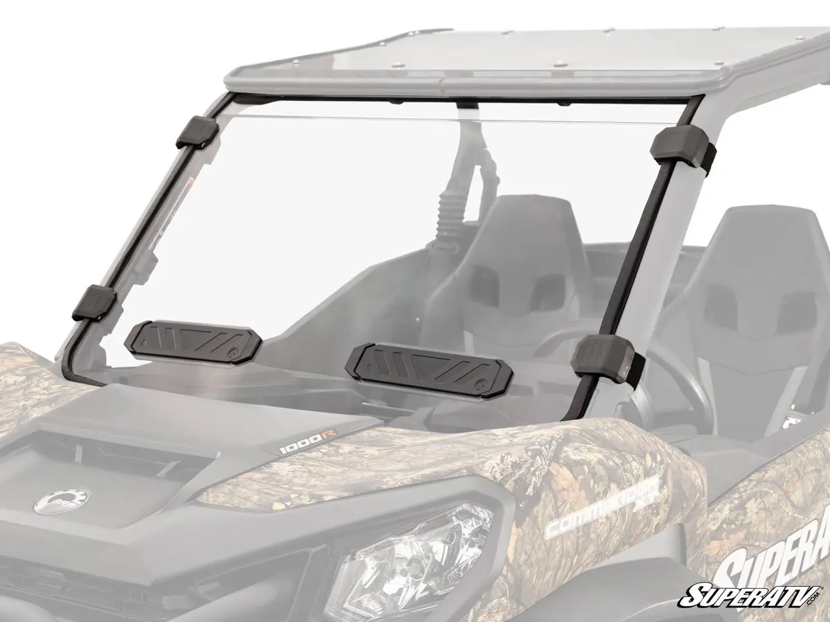 Can-Am Maverick Sport Scratch Resistant Vented Full Windshield By Superatv 1