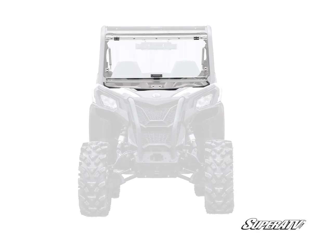Can-Am Maverick Sport Scratch Resistant Flip Windshield By Superatv 1