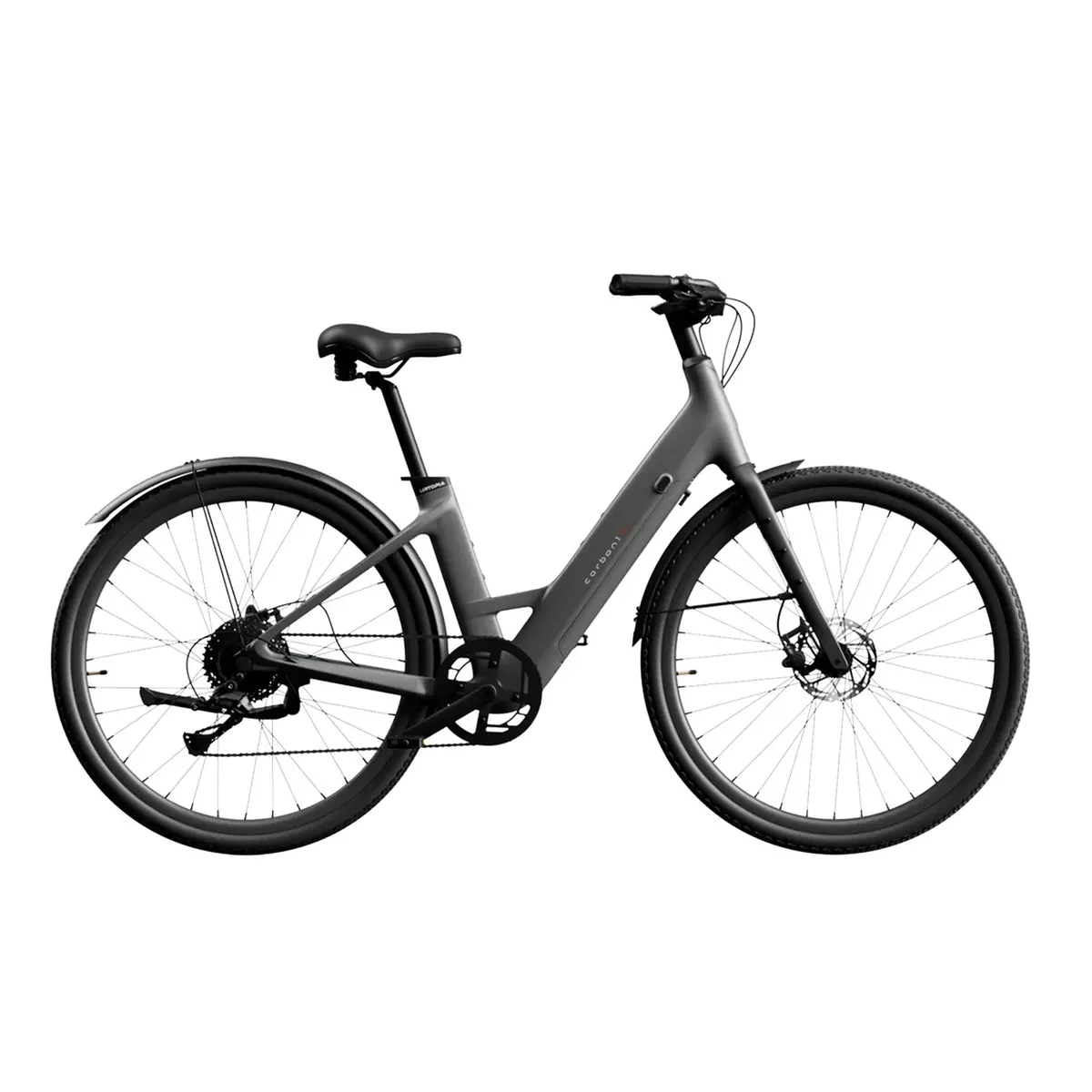 Urtopia Carbon 1 Pro, Step-Thru E-Bike, Charcoal Grey 1