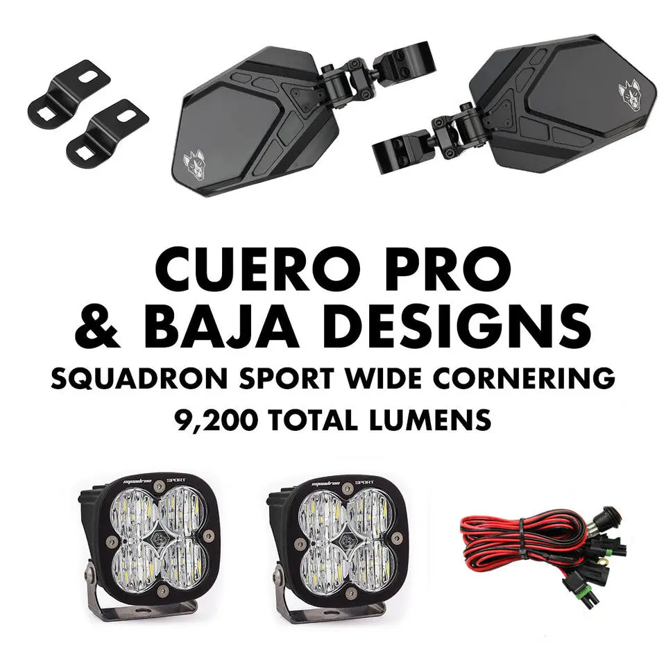 Cuero Pro Mirror Light Combo In Black 1